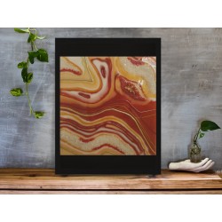 Geode obraz - červený (50x50cm)